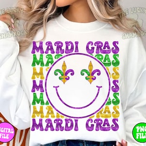 Glitter Mardi Gras Svg, Mardi gras Svg, Mardi gras shirt png, Mardi gras sublimation, Mardi Gras Design, Trendy Png, Digital download