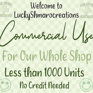 Commercial use license for Whole shop, Commercial Use License, Digital Download for Commercial Projects, Bundle Commercial use, Whole Shop