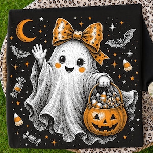 Retro Vintage Halloween PNG Bundle, Retro Halloween Png, Preppy Halloween Png, Spooky Season Png, Retro Fall png, Trendy Fall Halloween png image 17