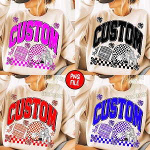Custom Mascot Png Design, Personalized Sport Spirit Shirt Design, Team Name Sublimation, Cheer Football Baseball Custom PNG, Game Day Png