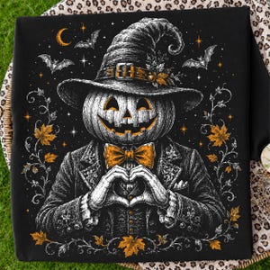 Retro Vintage Halloween PNG Bundle, Retro Halloween Png, Preppy Halloween Png, Spooky Season Png, Retro Fall png, Trendy Fall Halloween png image 9