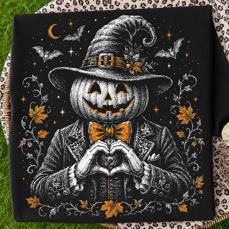 Retro Vintage Halloween PNG Bundle, Retro Halloween Png, Preppy Halloween Png, Spooky Season Png, Retro Fall png, Trendy Fall Halloween png image 9