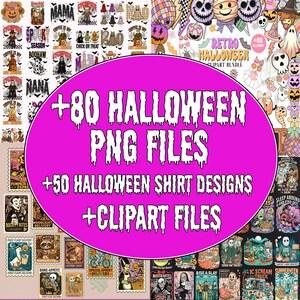 Retro Halloween-megabundel, Horror Halloween-personages png, Retro Halloween png, Griezelig Halloween-personage png, Trendy Halloween png