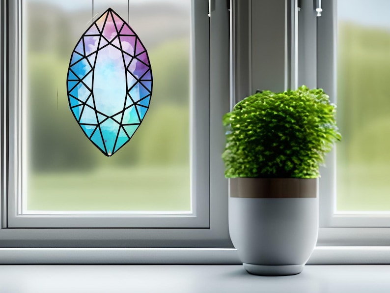 Three Stained Glass Gem Stones Patterns PDF Instant Download Etsy