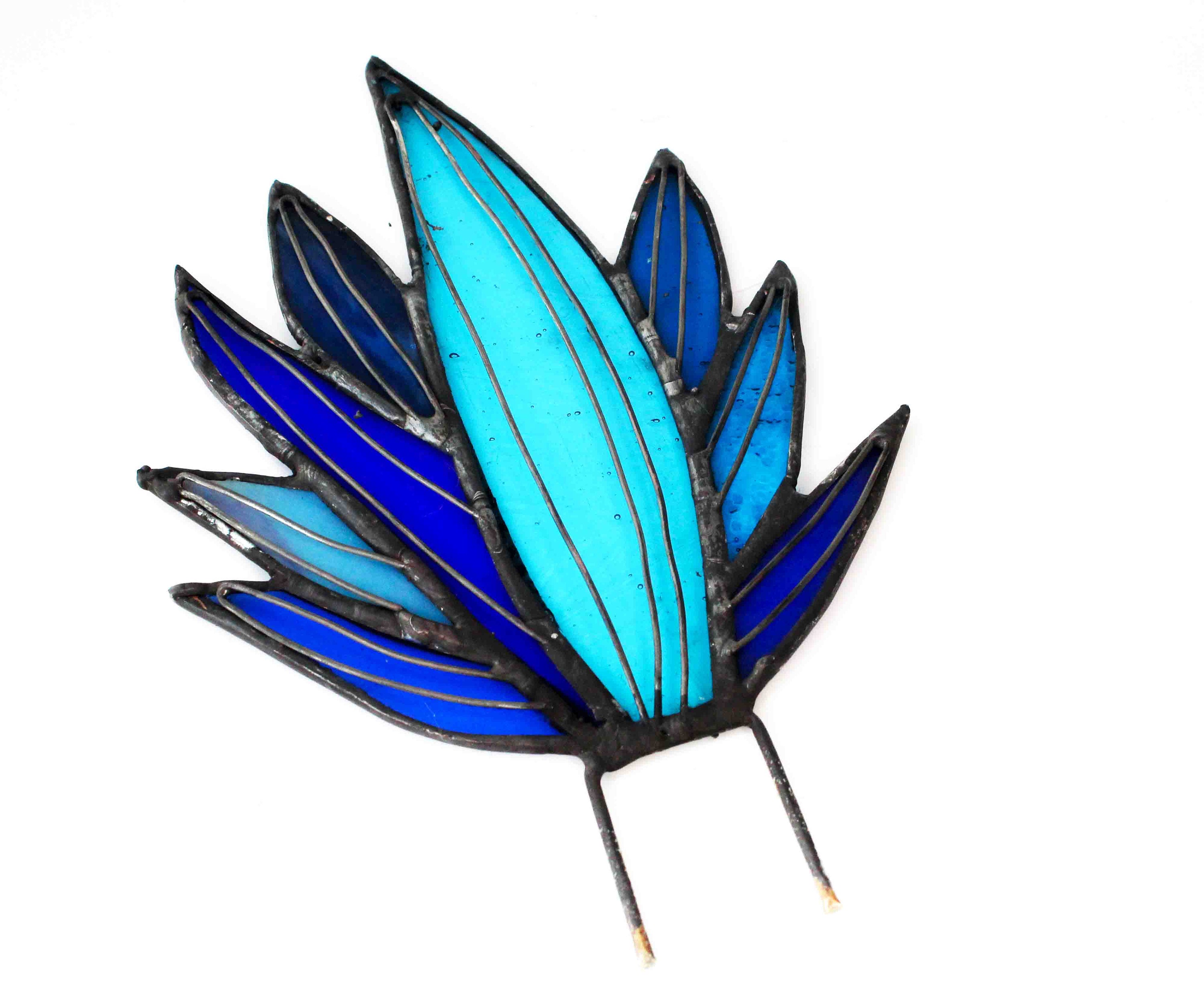 Staked Pattern Stained Glass Blue Agave Plant Stake Pattern, PDF Instant Download ...