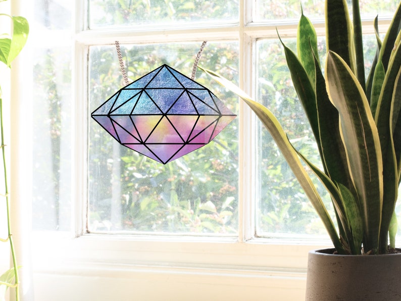 Three Stained Glass Gem Stones Patterns PDF Instant Download Etsy