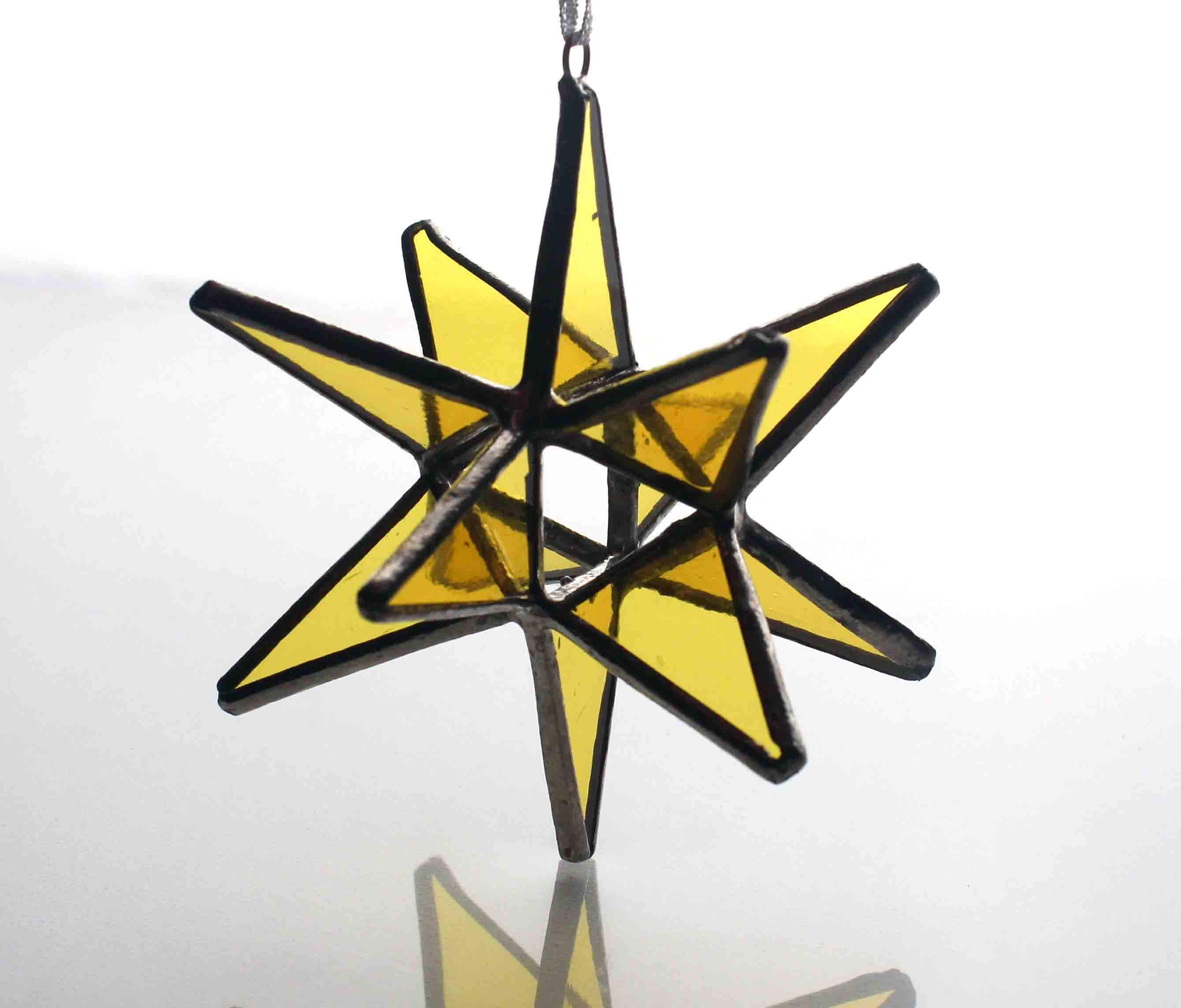 Stained Glass Moravian Star home Decor Choose Your Color Etsy Canada