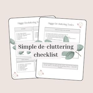 Lista de verificación minimalista para organizar tu espacio: Productividad de inspiración sueca - Hygge