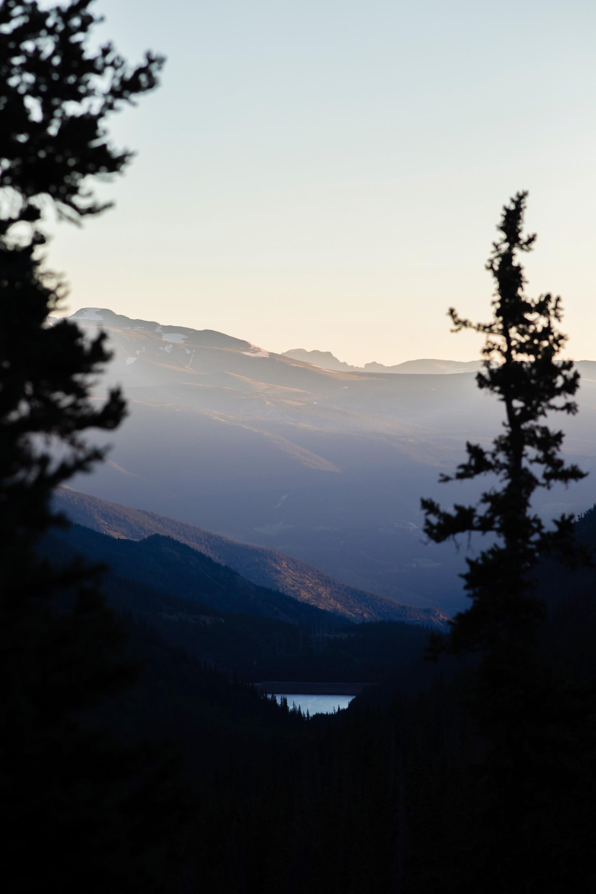 Morning Mountains of Georgetown, Colorado.