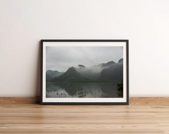 Ha Long Bay Islands, Vietnam | Misty Photography | Printable Wall Art | Digital Download Gift | Halong Print