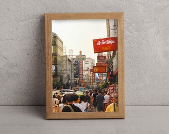 Chinatown, Bangkok, Thailand | Street Photography | Printable Wall Art | Digital Download Gift | Bangkok Travel