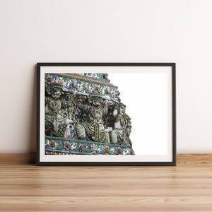 Thai Temple, Wat Arun, Bangkok, Thailand | Street Photography | Printable Wall Art | Digital Download Gift | Bangkok Travel New Home Art
