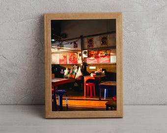 Thai Restaurant, Chiang Mai, Thailand | Street Photography | Printable Wall Art | Digital Download Gift | Bangkok Travel