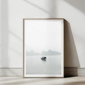 ベトナム、ハロン湾のストリート マーケット | ストリート写真 | 印刷可能なウォール アート | デジタル ダウンロード ギフト | ハノイのプリント | カットバ島のポストカード
