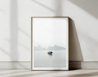 Street Market, Ha Long Bay, Vietnam | Street Photography | Printable Wall Art | Digital Download Gift | Hanoi Print | Cat Ba Island Postcard