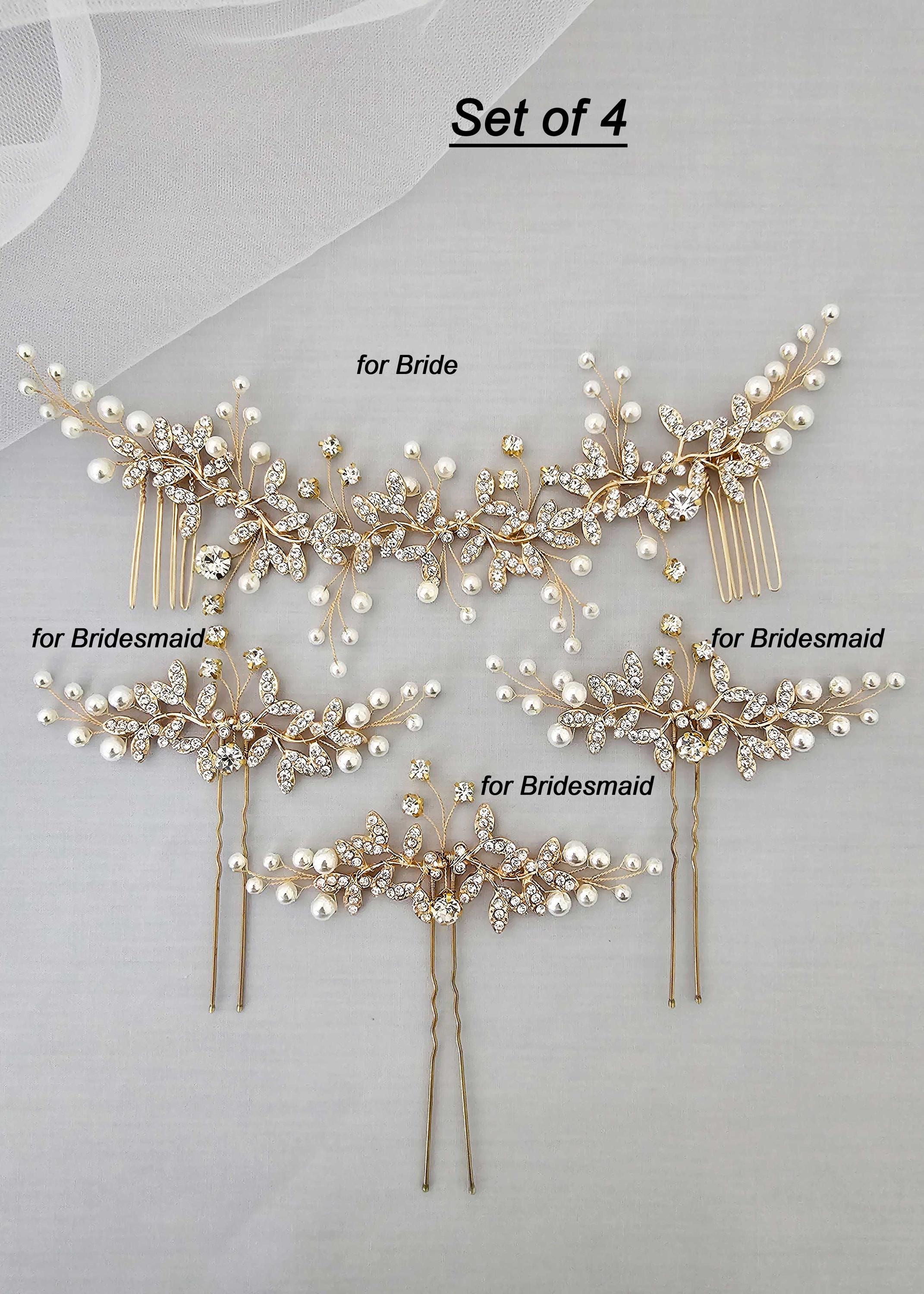 bridal back headpiece