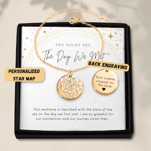 La nuit où nous nous sommes rencontrés, carte des étoiles d'anniversaire, cadeau d'anniversaire de 9 ans pour femme, cadeau d'anniversaire de mariage pour la deuxième année, cadeau de 9e anniversaire pour elle
