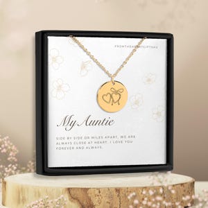 Collier tante, cadeaux tante, cadeau tante, collier tante, cadeau pour tante, cadeau tante, tante fête des mères, cadeau pour tante, cadeau pour tante
