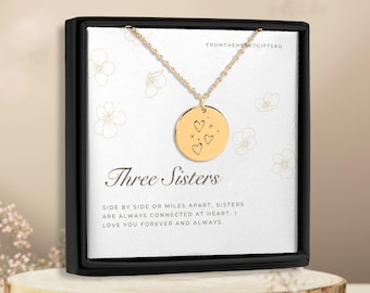 Drei Schwestern Halskette - Sinnvolles Geschenk für Schwestern