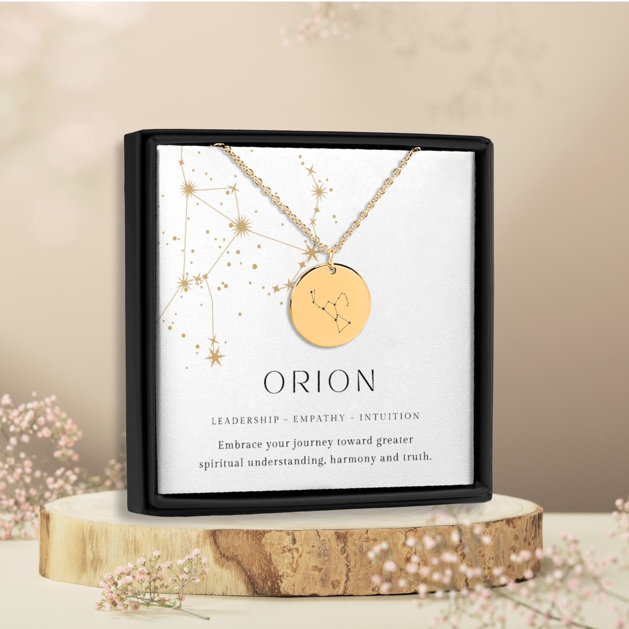 Orion Constellation Necklace, Orion Necklace, Orion, Constellation Necklace, New Beginnings Gift, Navigator Pendant, Hope Necklace, For Her