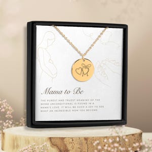 Mama zu sein Halskette, neue Mutter Geschenk Schmuck, neue Mutter Halskette, neue Mutter, erwartet Mutter Geschenk, neue Mutter Geschenke, Push-Präsent, neue Mutter Schmuck