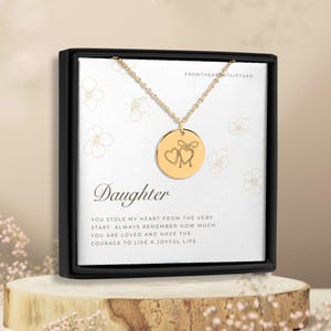 Dochterketting, ketting voor dochter, dochter verjaardagsketting, aan mijn dochter ketting, dochter cadeau, aan mijn dochter, cadeau voor haar
