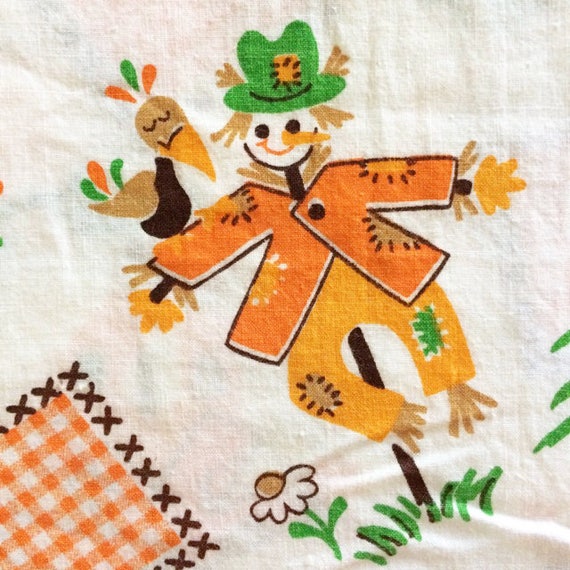 Fun Garden Scarecrow Design 100/% Craft Cotton Company Quilting Fabric