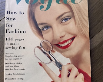 Vintage Vogue Sewing Book 1958
