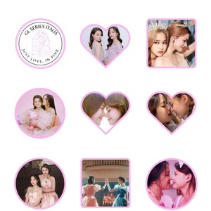 Adesivo serie Gl Italia / adesivi serie gl / serie thai / freenbecky / englot / fayeyoko / faymay / lingorm