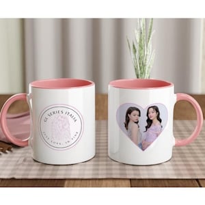 GL Series Italia White Mug with Color Inside Pink | FreenBecky | englot | fayeYoko | faymay  | Faye | Yoko | Engfa | Charlotte | Fay | May