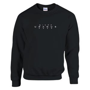 Limited Edition Uranus 2324 Black Sweatshirt | GL SERIES ITALIA Official Design Limited Edition Freen