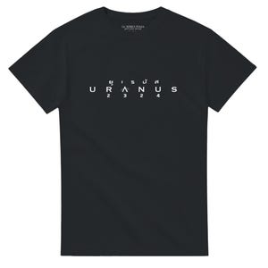 Uranus 2324 T-Shirt Nera GL SERIES ITALIA Europa Design Ufficiale / Merch Ufficiale Uranus 2324 / FreenBecky / Semplice