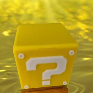 マリオクエスチョンブロック ニンテンドースイッチゲームカートリッジホルダー 3Dプリント