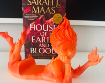 Lehabah Fire Sprite Tablet & Book Holder: Crescent City Inspired Fantasy Decor Home Decor