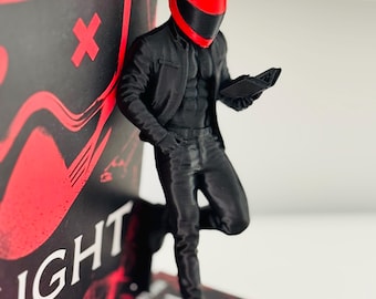 3D Printed Biker Reader Shelf Sitter - Dark Romance Decor