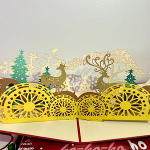 Festive Wonderland 3D Card (Popup card)