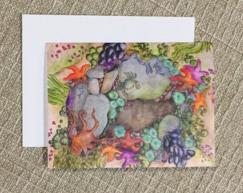 Tide Pool - Illustrated Greeting Card