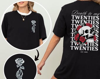 30th Birthday tee, Death to my twenties shirt, Death to my youth, RIP to my twenties, Born in 1995, Dirty thirty shirt, Birthday gift