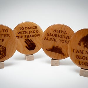 Posavasos con frases de La Rueda del Tiempo