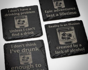 Whisky- / Trink-Untersetzer