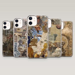 Renaissance Phone Case History Greek Art Cover for iPhone 16 Pro, 15, 14, 13, 12, Samsung S25+, S24FE, S23, S22, A16, A55,A25,Pixel 9