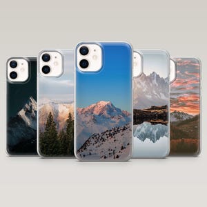 Mountain Phone Case Nature Landscape Cover for iPhone 16 Pro, 15, 14, 13, 12, Samsung S25, S24FE, S23, S22, A16, A55, A25, Pixel 9