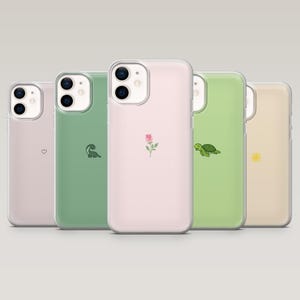 Custodia per telefono minimalista, semplice ed estetica per iPhone 16 Pro, 15, 14, 13, 12, Samsung S25+, S24FE, S23, S22, A16, A55, Pixel 9
