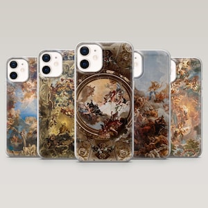 Renaissance Phone Case Classical Art Greek Art Cover for iPhone 16 Pro, 15, 14, 13, 12, Samsung S25+, S24FE, S23, S22, A16, A55, A25,Pixel 9