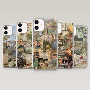 Cottage Core Phone Case Nature Fairy Cover for iPhone 16 Pro, 15, 14, 13, 12, Samsung S25+, S24FE, S23, S22, A16, A55, A25, Pixel 9Pro