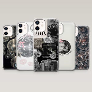 Coque de téléphone boule disco, brillante pour iPhone 16 Pro, 15, 14, 13, 12, Samsung S25+, S24FE, S23, S22, A16, A55, A25, Pixel 9Pro, 8A