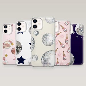 Disco Ball telefoonhoesje Mirror Ball Shiny Party Cover voor iPhone 16 Pro, 15, 14, 13, 12, Samsung S25+, S24FE, S23, S22, A16, A55, A25, Pixel 9