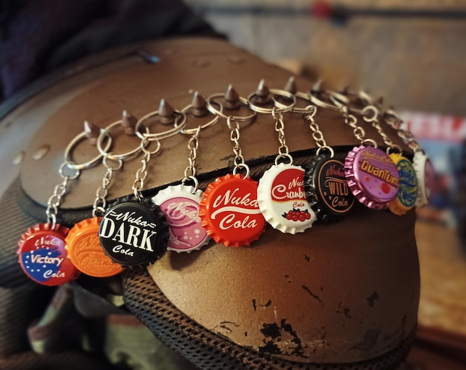 New and Tasty!! Handmade Keychain From the Fallout Universe Caps ...