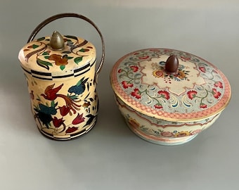British vintage tea and biscuit tins