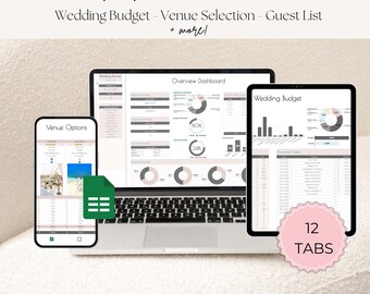 Bruiloft planner sjabloon Canva, bewerkbare bruiloft budget tracker, bruiloft reisplan afdrukbaar, zitplaatsen grafieksjabloon, DIY bruiloft organisator